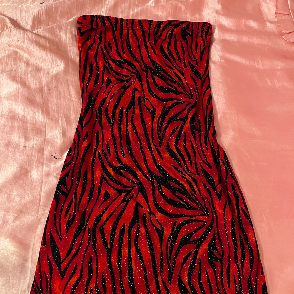 Nikki Obsession esk vintage A. fortiori tiger print dress